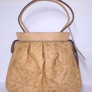Patricia Nash Umbria Satchel/Tote Vachetta Leather